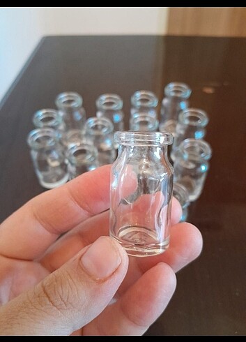 Nikah sekeri süs malzemeleri şişeler