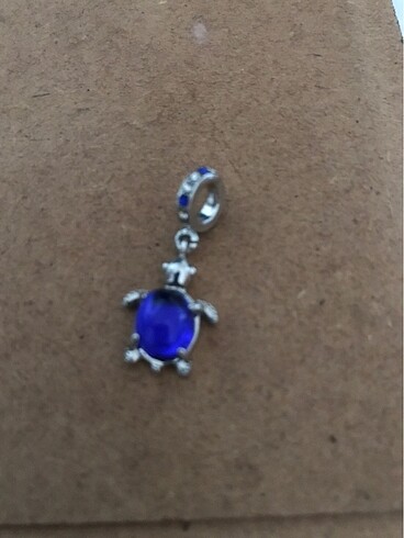 Pandora Mavi kaplumbağa charm