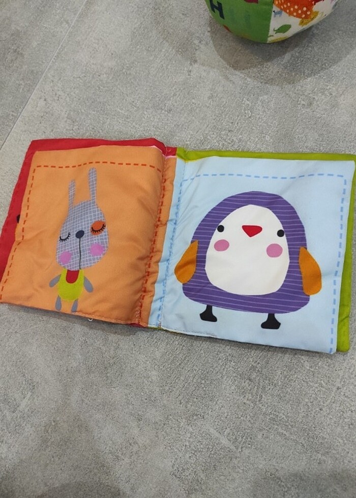 Hışırtıli yıkanabilir kitap - Görsel 2