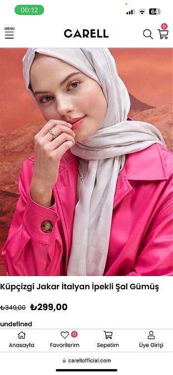Carell şal