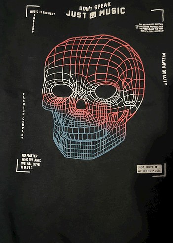 NASA Baskılı Siyah Kadın Sweatshirt - Görsel 7