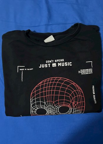 NASA Baskılı Siyah Kadın Sweatshirt - Görsel 6