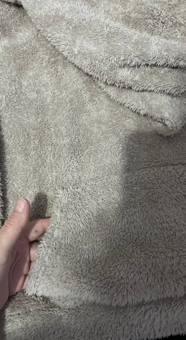 Gri Kapüşonlu Erkek Yumuşak Peluş Sweatshirt - Görsel 3