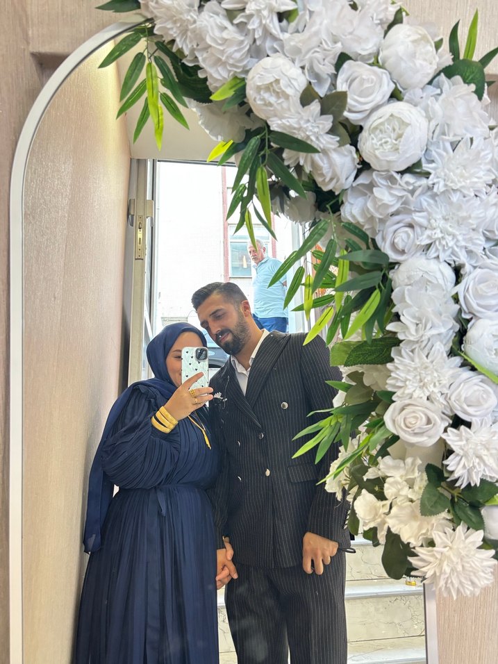 Drapeli Siyah Uzun Kollu Gotik Elbise - Görsel 3