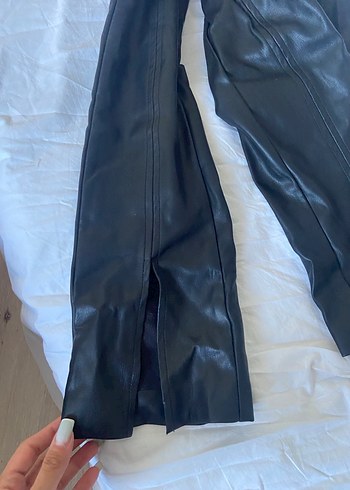 Stradivarius deri pantalon - Görsel 5