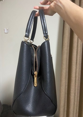 Michael Kors Siyah Deri Kadın Çanta - Görsel 5