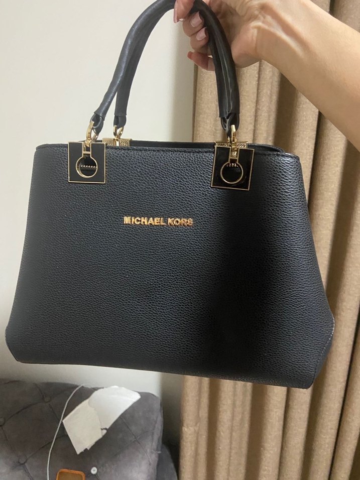 Michael Kors Siyah Deri Kadın Çanta - Görsel 2