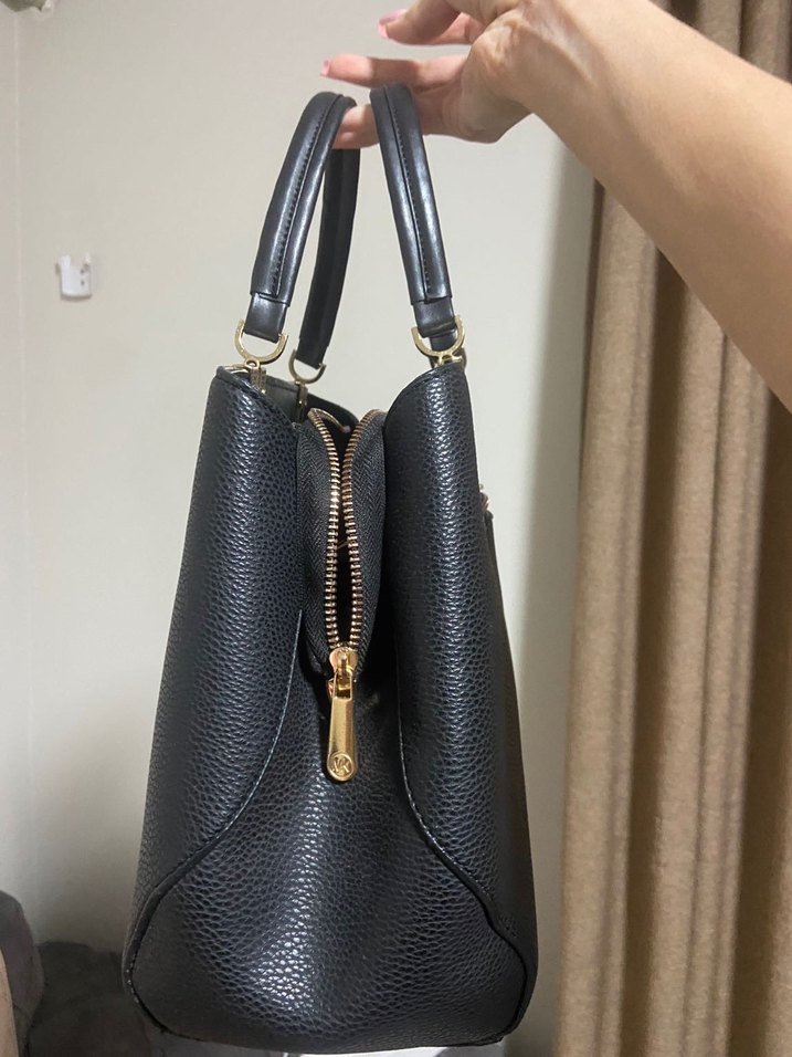 Michael Kors Siyah Deri Kadın Çanta - Görsel 5