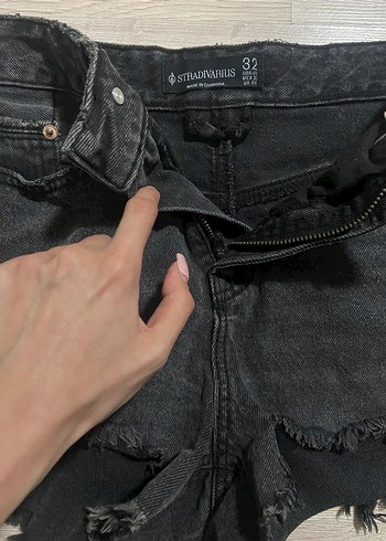 Stradivarius mini kot şort - Görsel 8