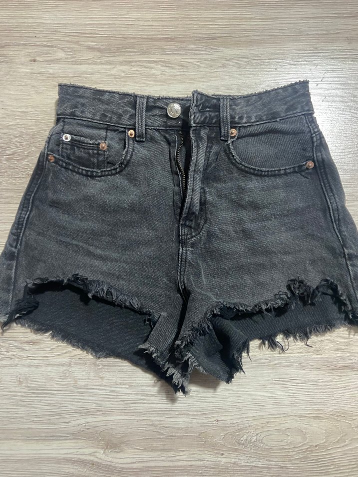 Stradivarius mini kot şort - Görsel 2