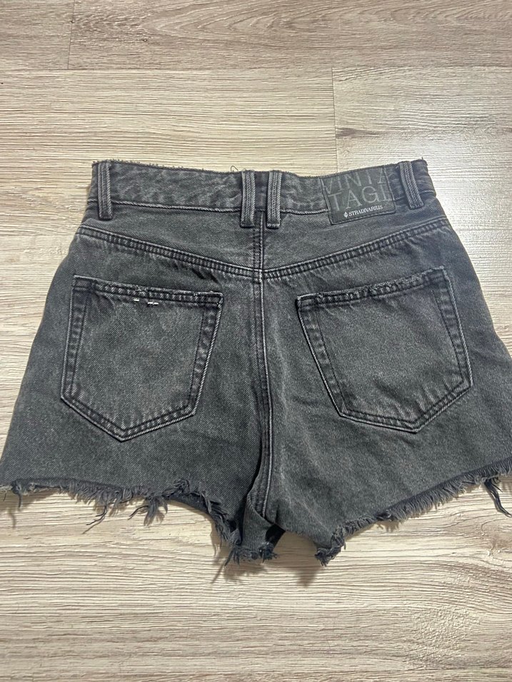 Stradivarius mini kot şort - Görsel 5