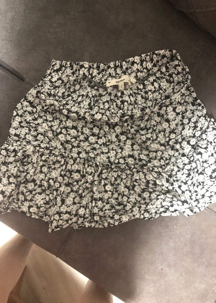 Çıtır çiçek desenli etek yazlık - Görsel 2