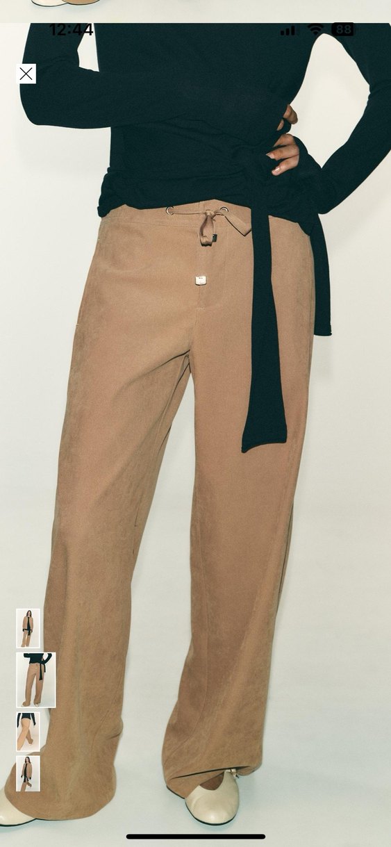 Bol paça zara pantolon - Görsel 2