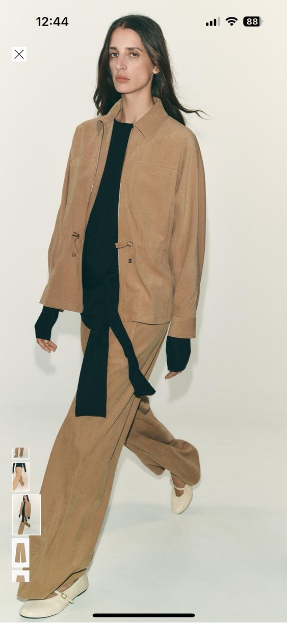 Bol paça zara pantolon - Görsel 4