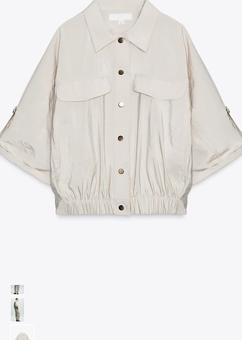 Zara bej ceket - Görsel 5