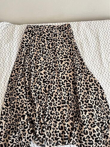 Diğer Midi leopar etek