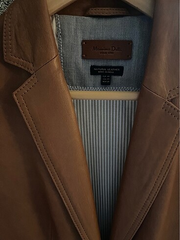 xs Beden Massimo Dutti Deri Blazer ceket