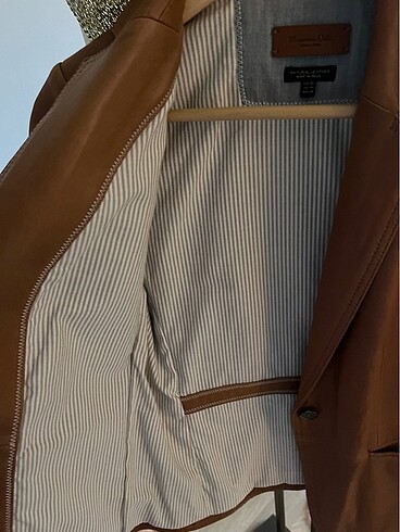 xs Beden camel Renk Massimo Dutti Deri Blazer ceket