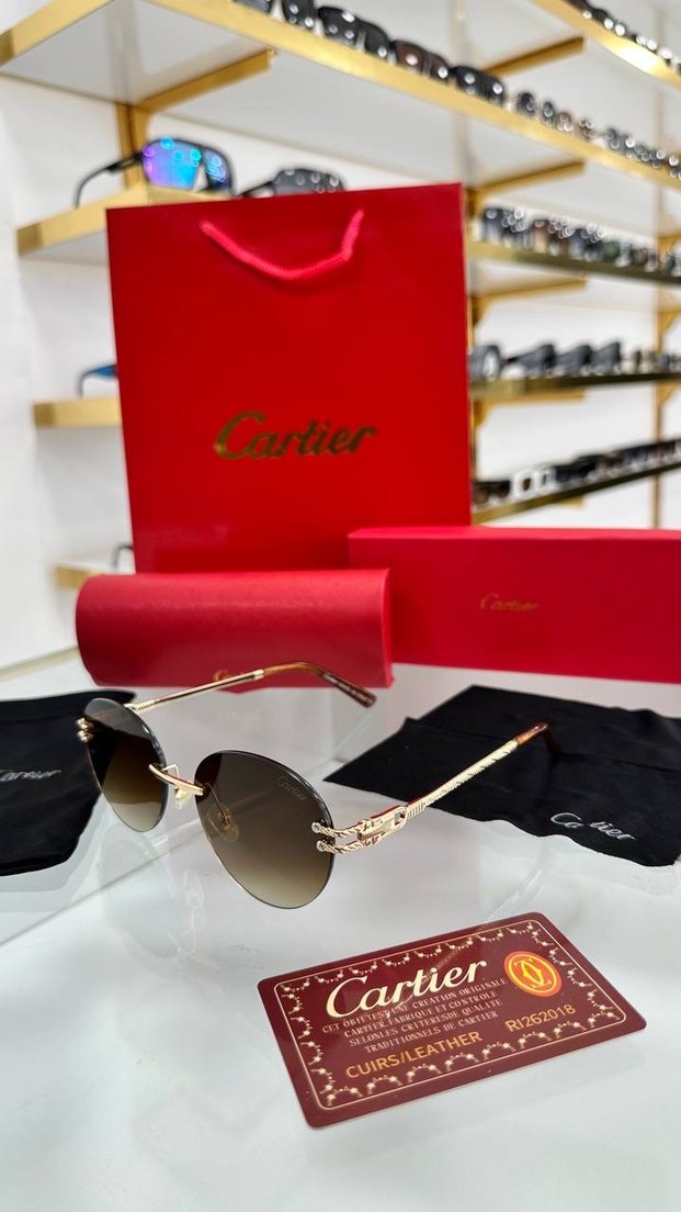 Cartier Unisex gözlük - Görsel 2