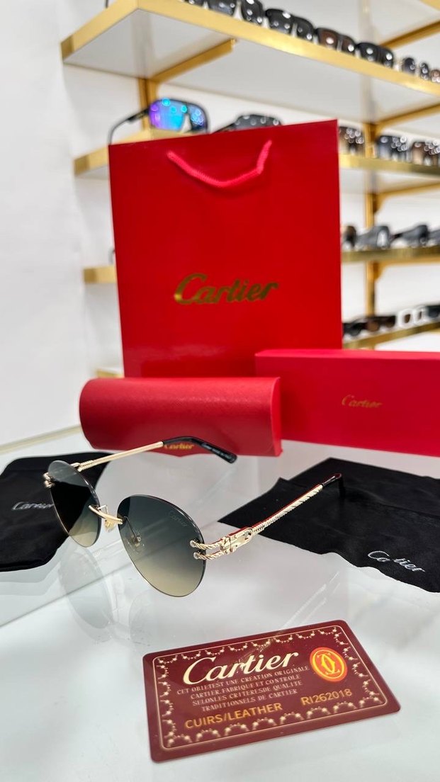 Cartier Unisex  Gözlük - Görsel 2