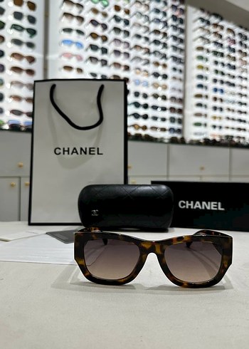 Chanel leopar Kadın Güneş Gözlüğü - Görsel 2
