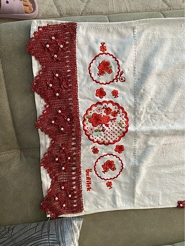 Çeyizlik işlemeli havlular - Görsel 2