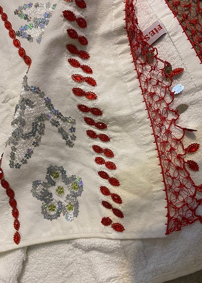 Çeyizlik işlemeli havlular - Görsel 5