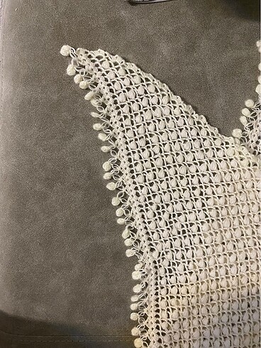 Çeyizlik el örmesi atkı - Görsel 3