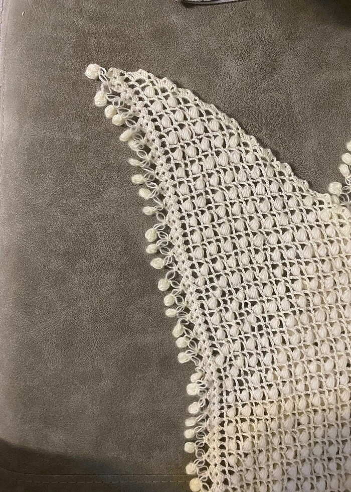 Çeyizlik el örmesi atkı - Görsel 3