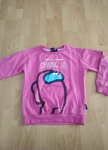 Among us Kız çocuk sweatshirt 9-10 yaş 