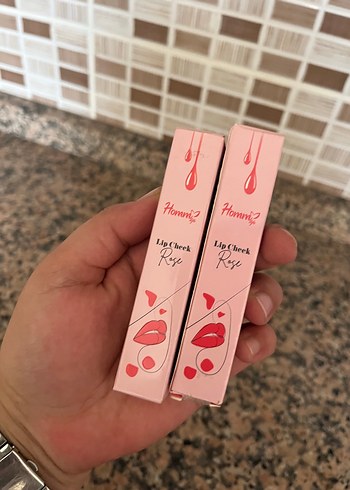Hommı Lip Cheek Rose Pastel Pembe Ruj