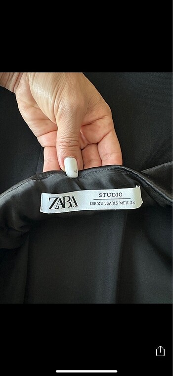 34 Beden siyah Renk Zara Elbise
