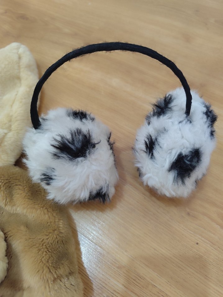 Kahverengi Tavşan Kulaklı Kedi Aksesuarı - Görsel 2