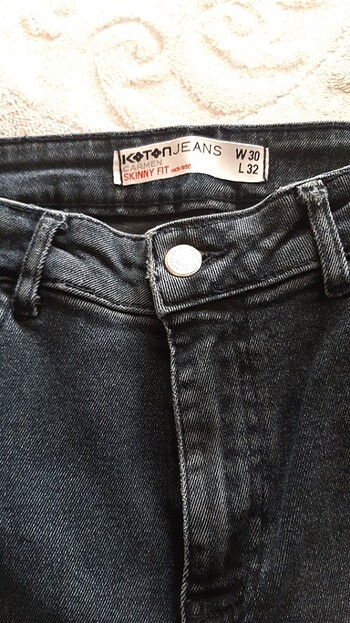32 Beden gri Renk Kot pantolon 