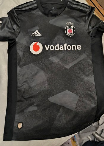 Erkek Gri BJK Adidas Spor Tişörtü - Görsel 2