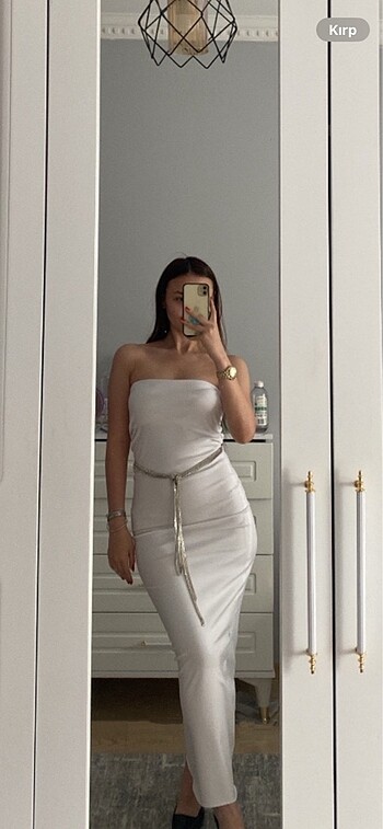 Zara Beyaz elbise