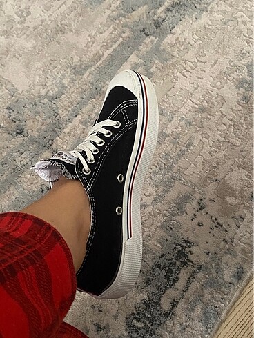39 Beden siyah Renk Polo sneakers