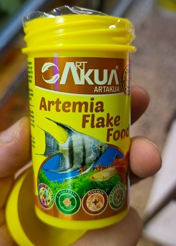 Renkli Artemia Flake Balık Yemi