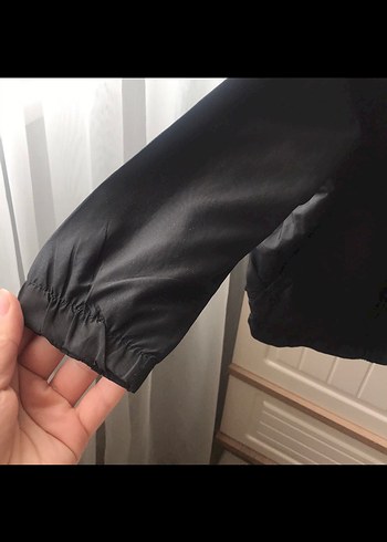 Erkek Çocuk Siyah Fermuarlı Street Wear Ceket - Görsel 3