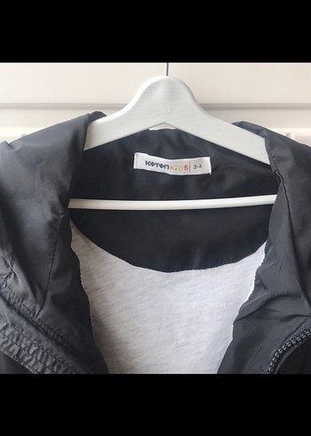 Erkek Çocuk Siyah Fermuarlı Street Wear Ceket - Görsel 4