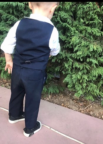 Klasik Kesim Çocuk Yelek Takımı - Görsel 7