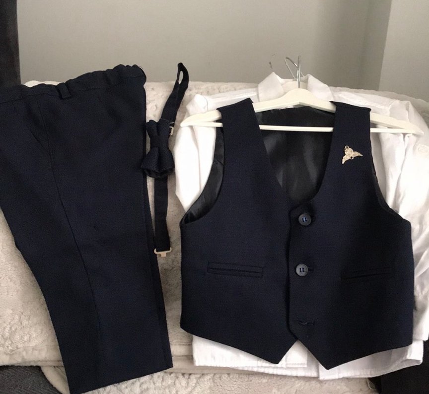 Klasik Kesim Çocuk Yelek Takımı - Görsel 2