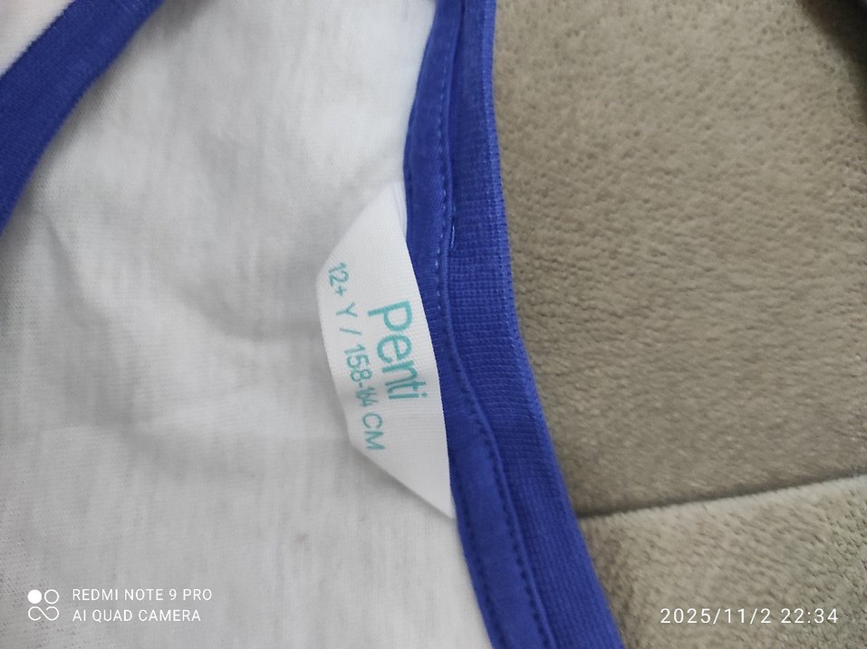 Baskılı Gri Beyaz erkek çocuk pijama takımı - Görsel 2