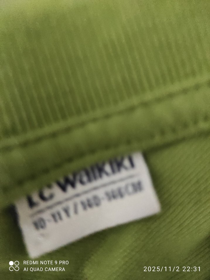 Yeşil Baskılı Erkek Çocuk Kısa Kollu Gömlek - Görsel 2