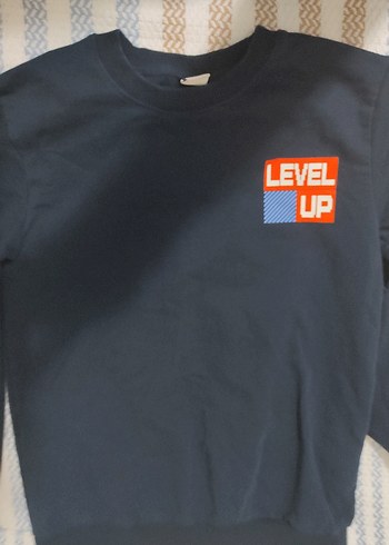 Erkek çocuk lacivert Baskılı Salaş Tişört - Görsel 3