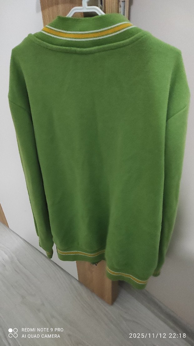 erkek çocuk Yeşil Fermuarlı Sweatshirt - Görsel 2