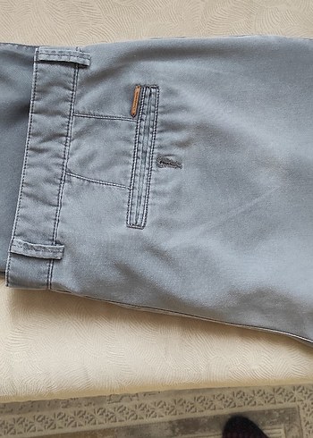 Gri Düğmeli Erkek kumaş Pantolon - Görsel 2