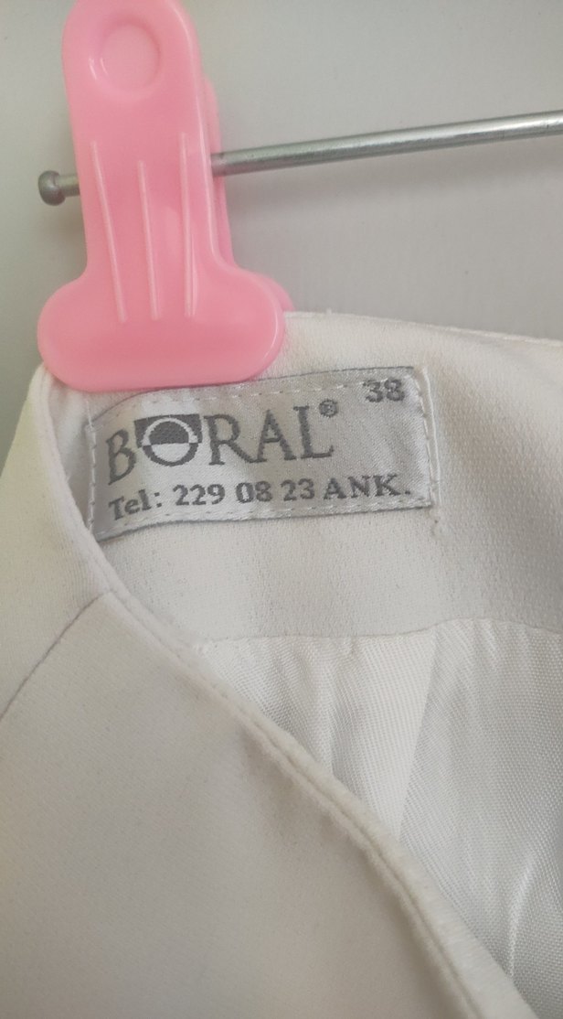 Beyaz Pilili Mini etek - Görsel 3