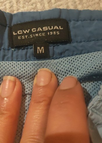 Gri Erkek Midi Şort, Bol Kesim, Kemerli - Görsel 2