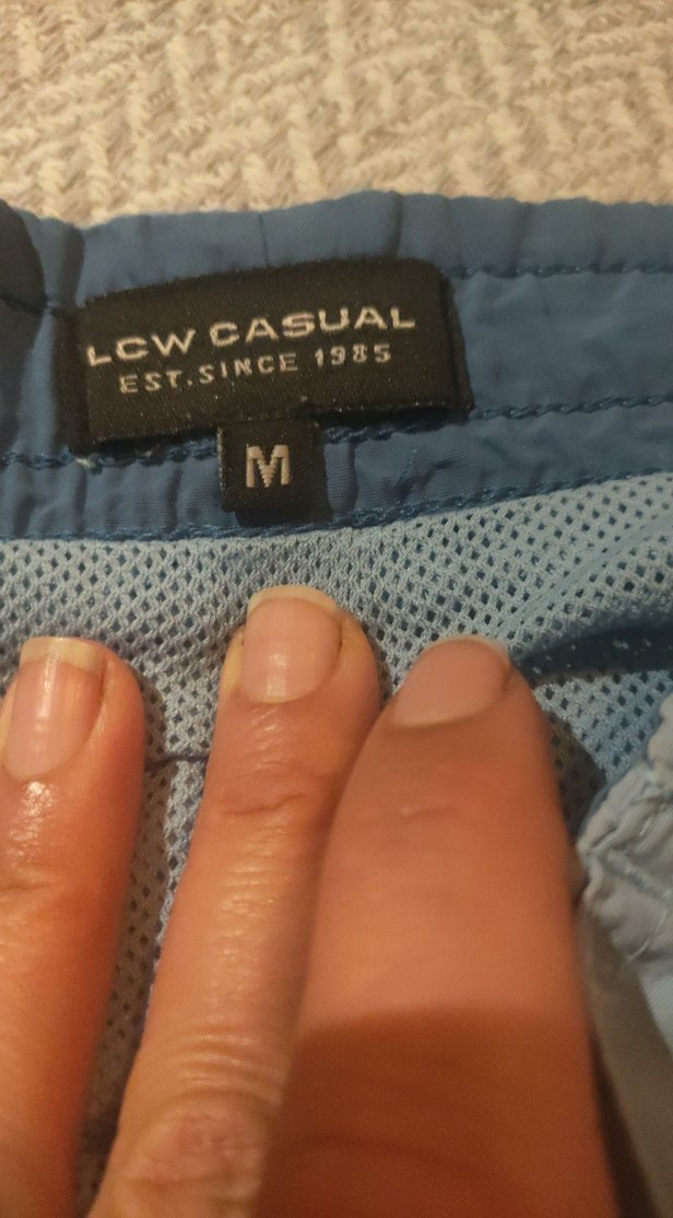 Gri Erkek Midi Şort, Bol Kesim, Kemerli - Görsel 2